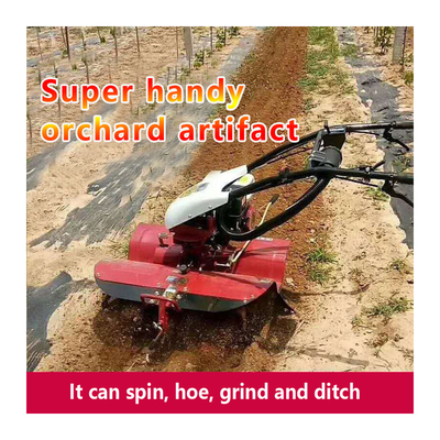4WD ミニ パワー トイラー 7hp 精密栽培のための小さなローータリー雑草栽培機