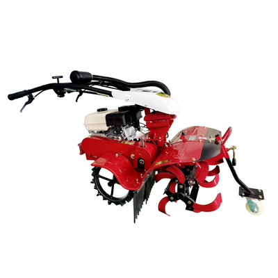 4WD ミニ パワー トイラー 7hp 精密栽培のための小さなローータリー雑草栽培機