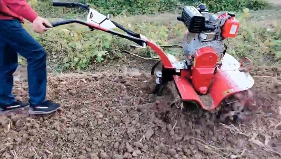 ガーデン 7HP ミニティラー農園栽培機 最大生産性のために4KM/Hの作業速度