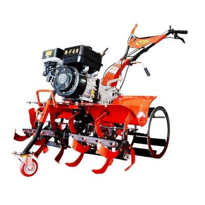 新しく設計された170Fガソリンエンジン 4WDミニパワーティラー栽培機 農場用 コンパクト