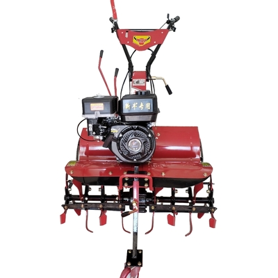 新しく設計された170Fガソリンエンジン 4WDミニパワーティラー栽培機 農場用 コンパクト