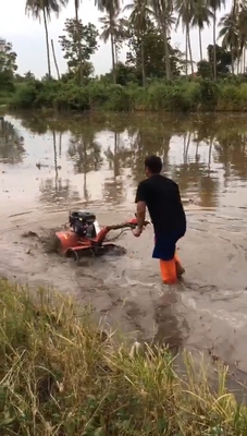 高レベルの安全性 ローータリー栽培機 ガソリンギア構造 ガーデン用ミニパワーティラー 7hp