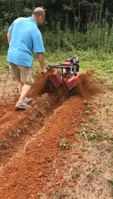 70cm 作業幅 ガソリン電動型 四輪駆動 果樹園用 掘削機