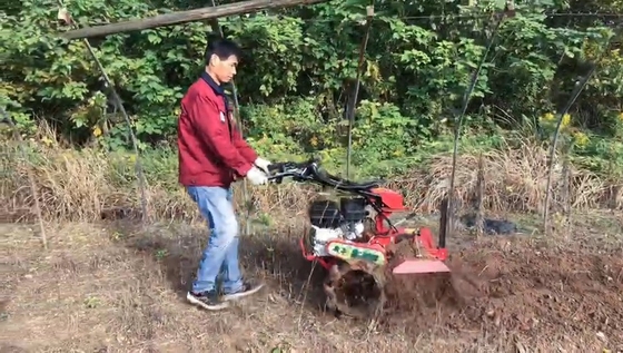 177F ガソリンエンジン 四輪駆動 ミニパワーティラー栽培機 農園用