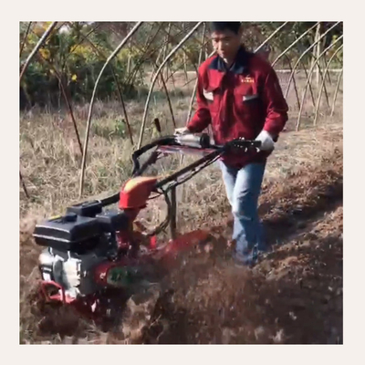 177F ガソリンエンジン 四輪駆動 ミニパワーティラー栽培機 農園用