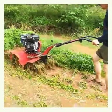 ガソリン ミニ パワー ティラー ローータリー ティラージュ 軽量 65 kg 負荷容量