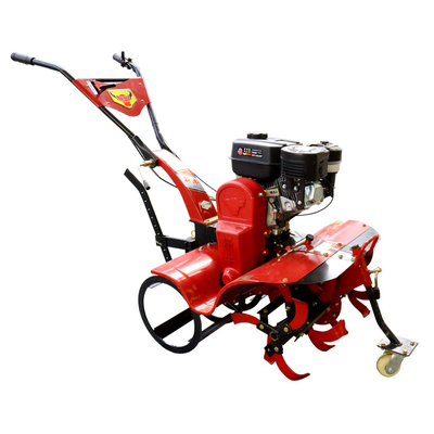 強力な7HP 8HP 9HP 10HP ディーゼルエンジンのローータリートリラー 農業機械の作業速度 4KM/H