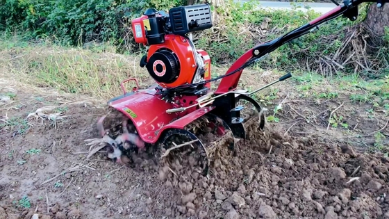 186F ディーゼルエンジンのミニパワーティラー栽培機 農業用機械機器