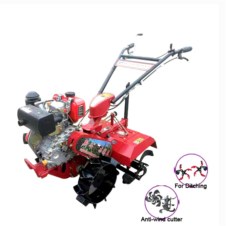 高レベルの安全性 ギアとベルトトランスミッション ミニカルティベーター 農業用タイラー機