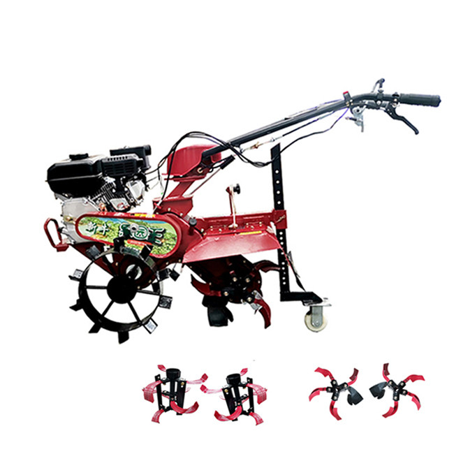 果樹園の耕作要件のための手押し5HP/6HP/7HPミニブドウ園トリラー栽培機