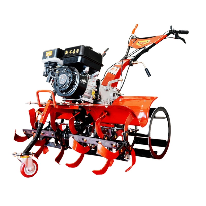 新しく設計された170Fガソリンエンジン 4WDミニパワーティラー栽培機 農場用 コンパクト